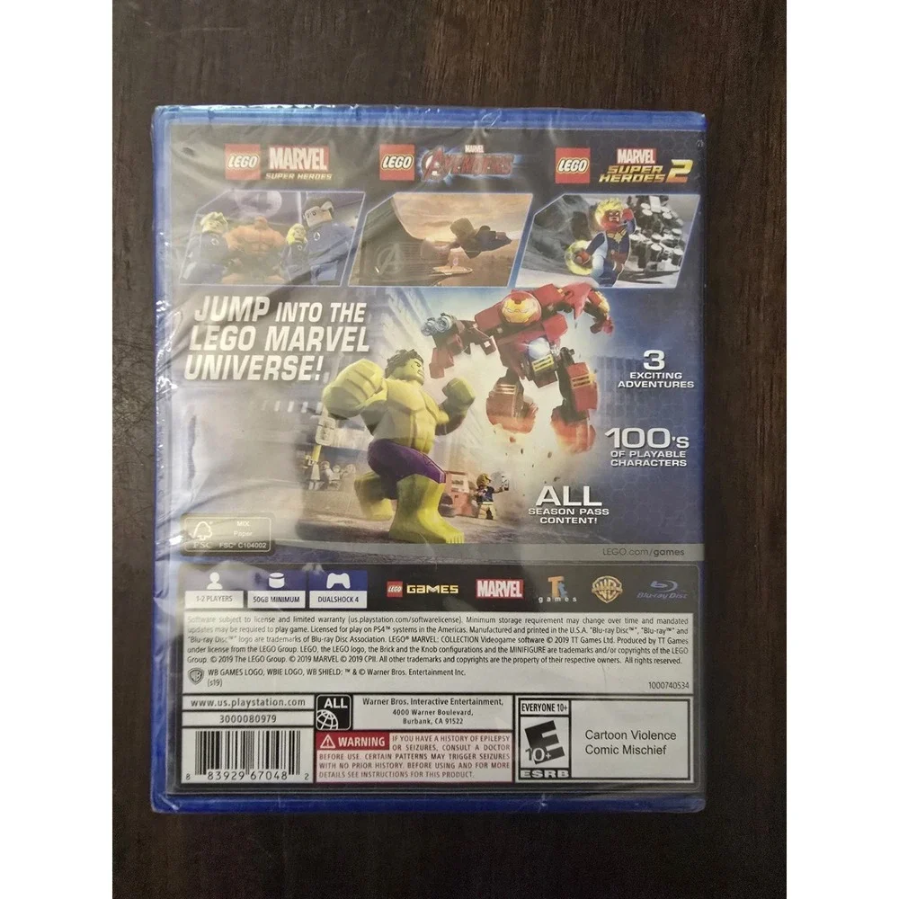 LEGO Marvel Collection - Sony PlayStation‎ 4 NEW